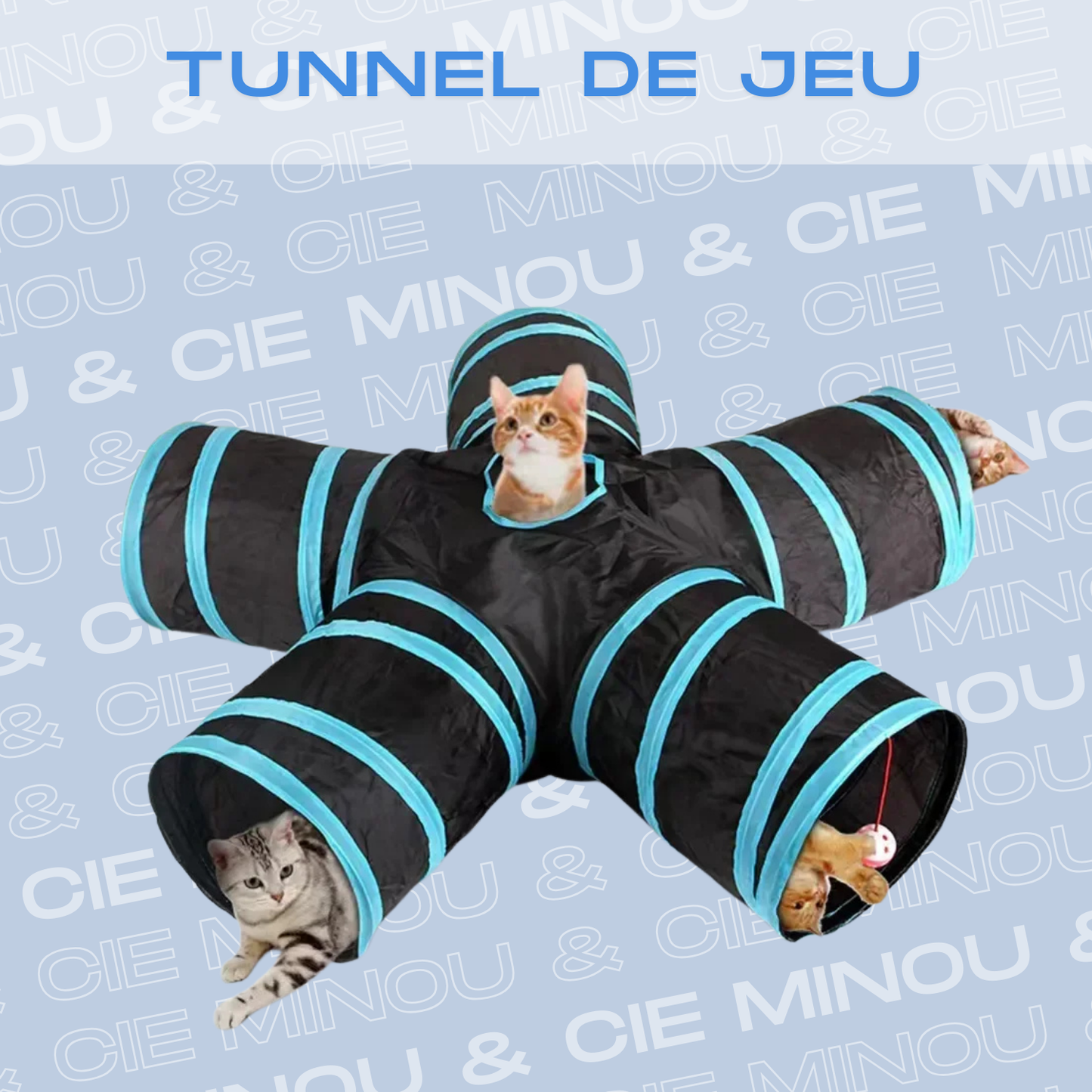 Tunnel de jeu pliable