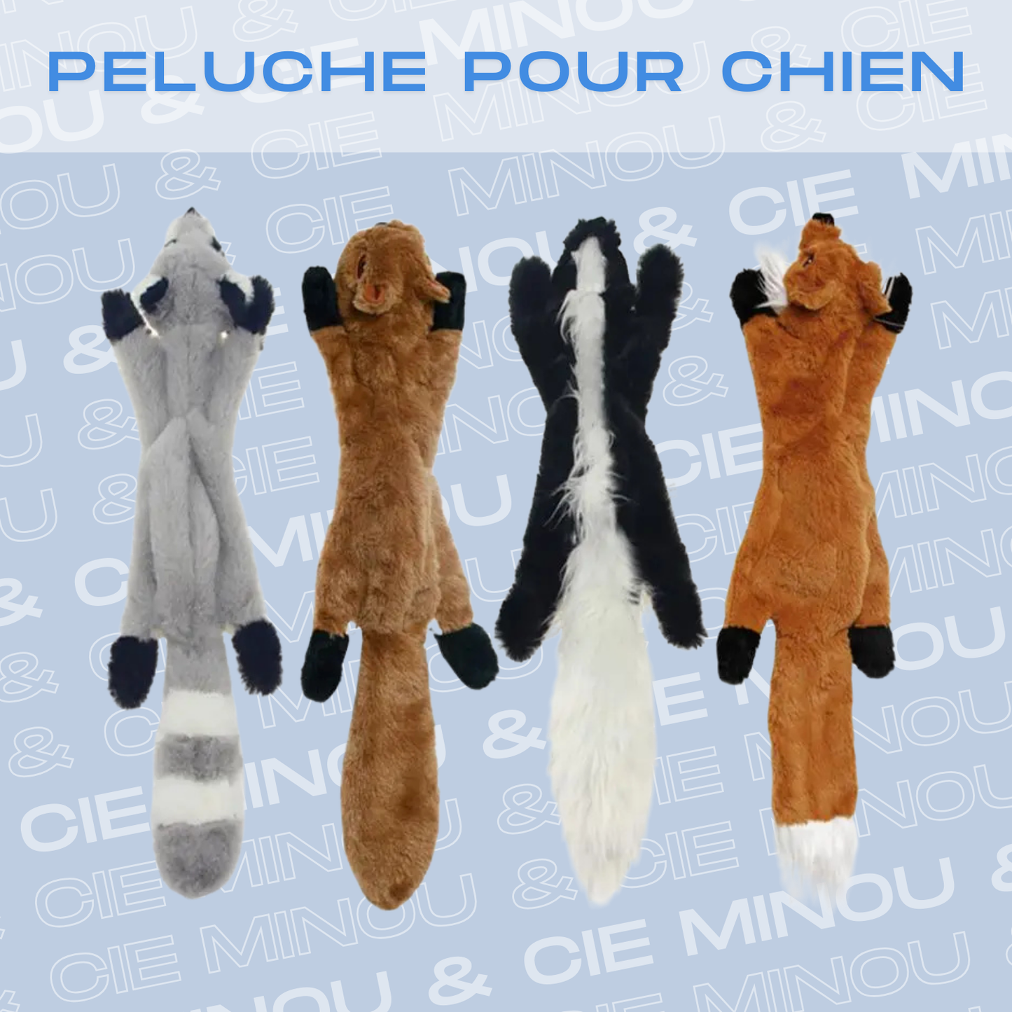 Jouet en peluche pour chien